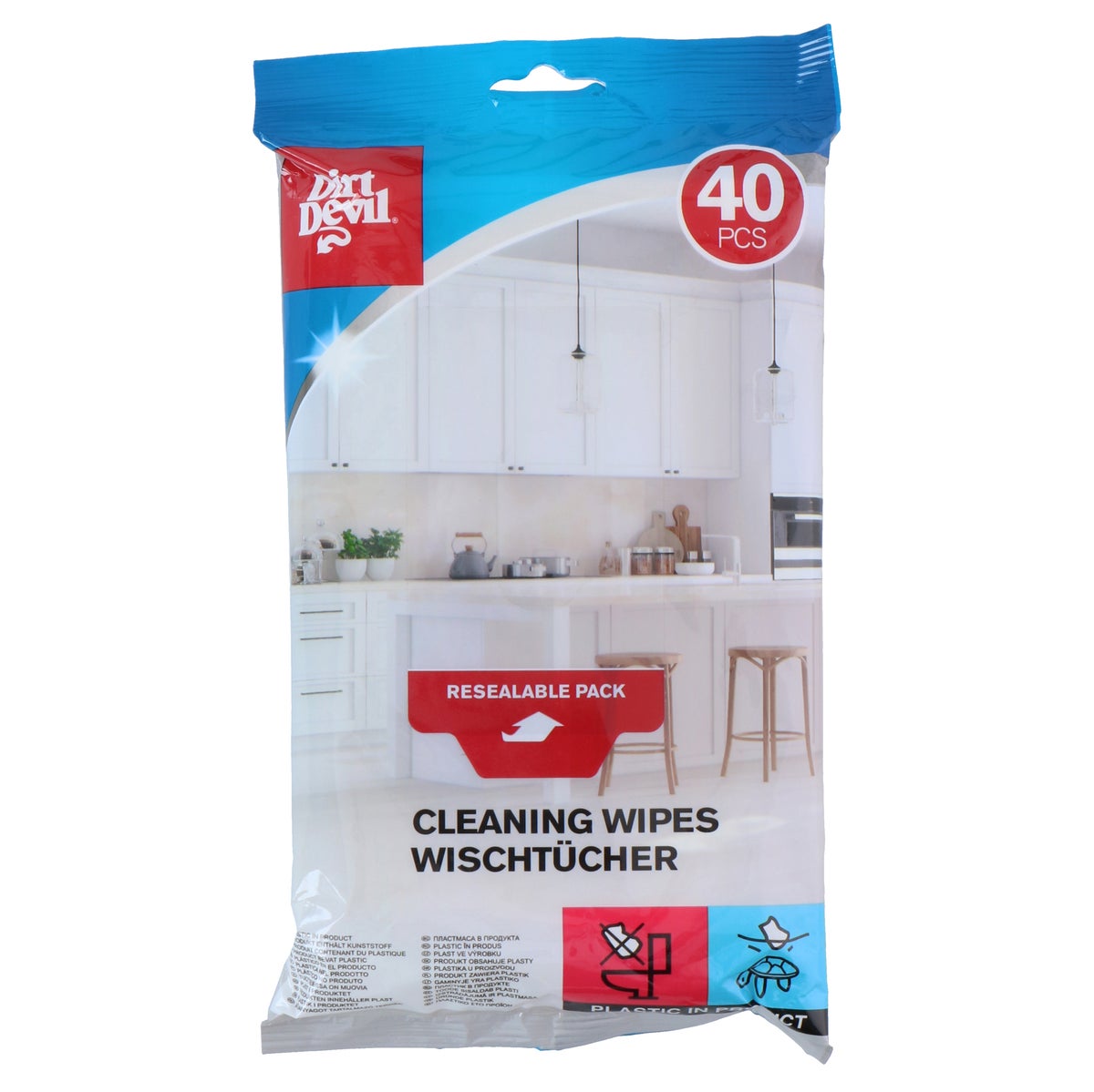 Schoonmaakdoekjes antibacterie Dirt Devil Schoonmaakdoekjes antibacterie Dirt Devil