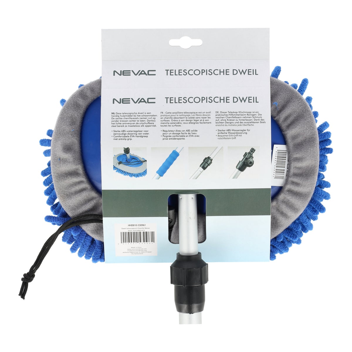 Dweil telescopisch Chenille Nevac Dweil telescopisch Chenille Nevac