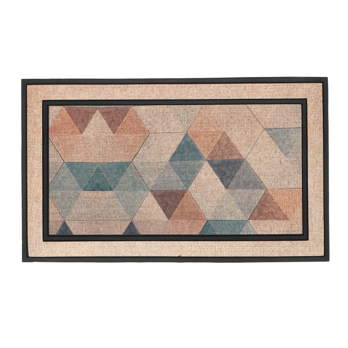Deurmat triangle beige 75 x 45 cm Deurmat triangle beige 75 x 45 cm