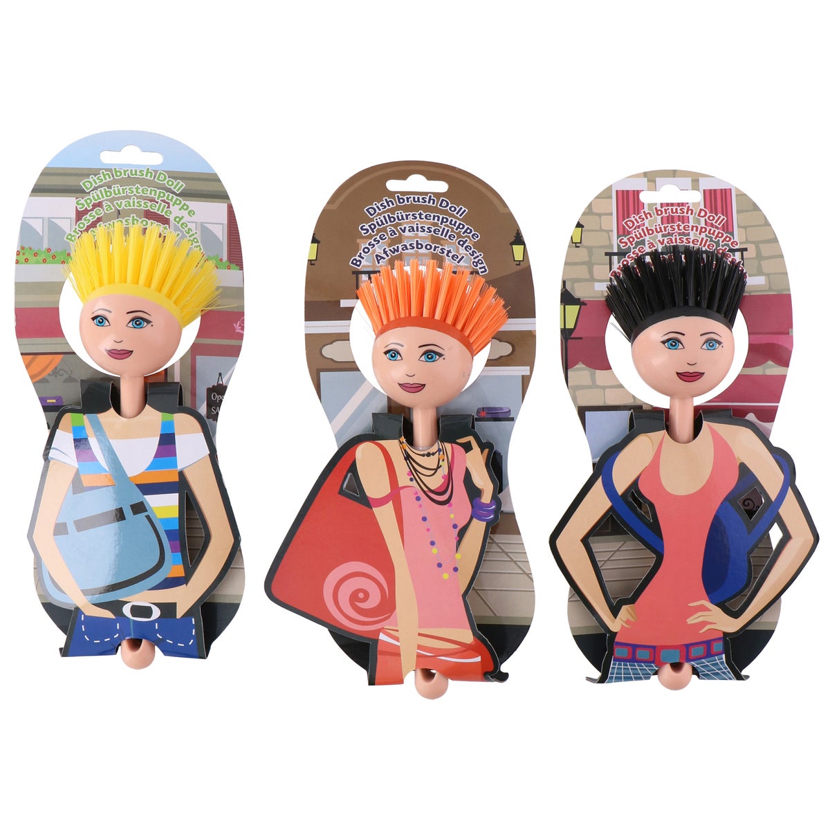 Afwasborstel pop Afwasborstel pop
