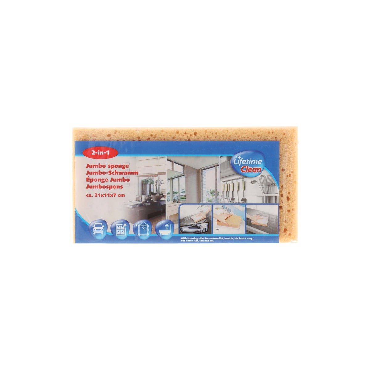 Spons jumbo 2-in-1 Spons jumbo 2-in-1