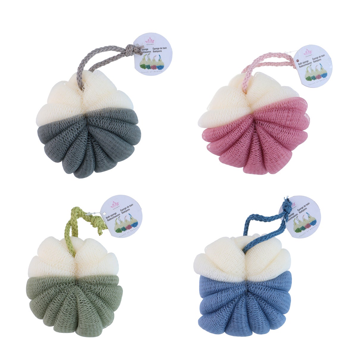 Badspons 17x11x6 cm verschillende kleuren Badspons 17x11x6 cm verschillende kleuren