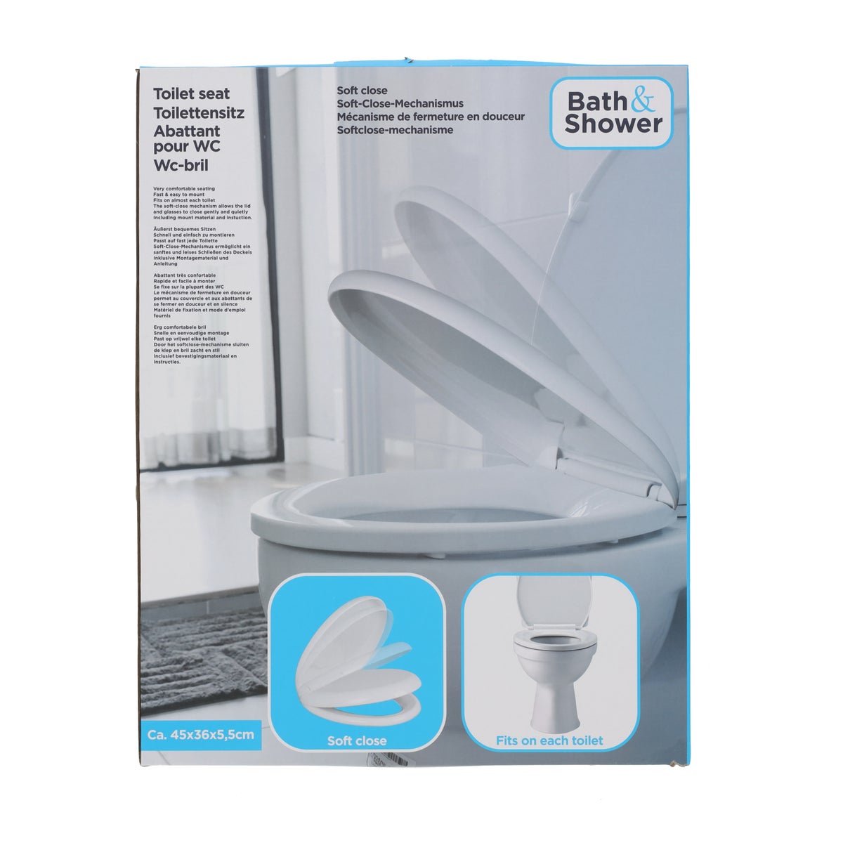 Toiletbril soft close Bath&Shower Toiletbril soft close Bath&Shower