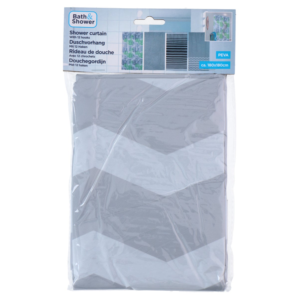 Douchegordijn 180 x 180 cm Douchegordijn 180 x 180 cm