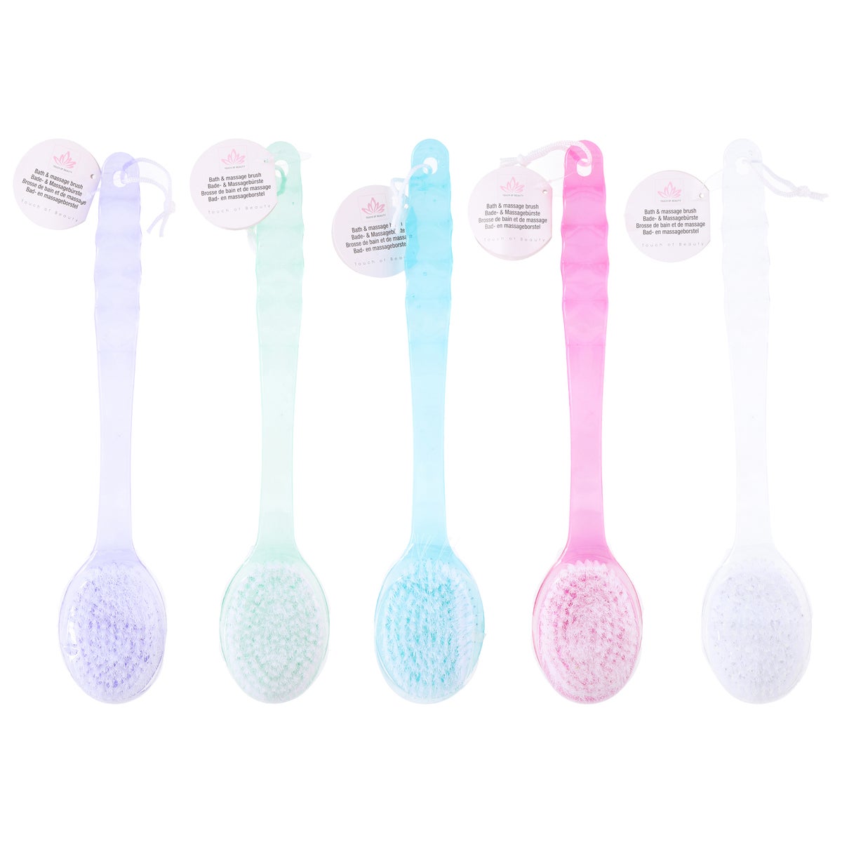 Bad- en massageborstel assorti Touch of Beauty Bad- en massageborstel assorti Touch of Beauty