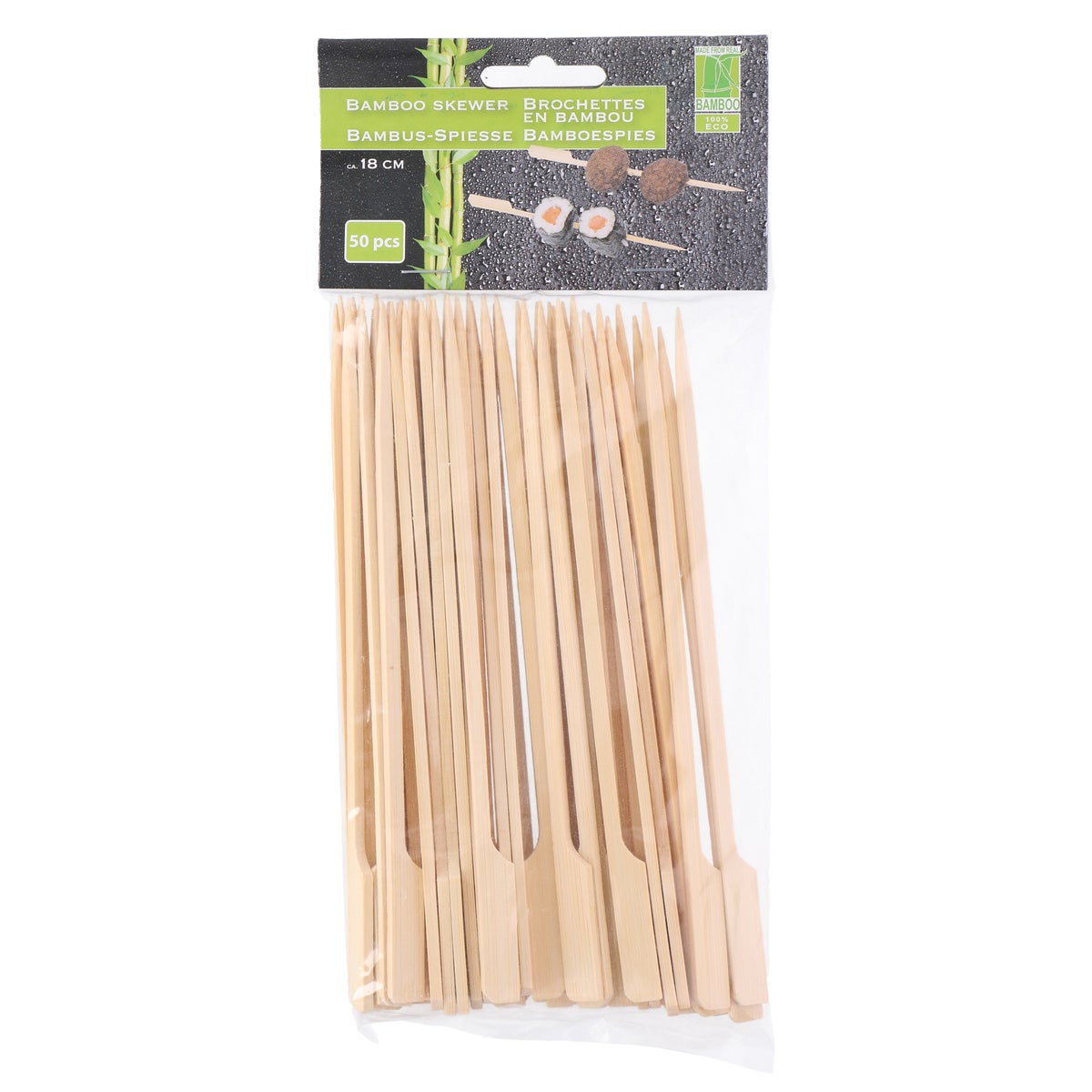 Spies bamboo 18 cm 50 stuks Spies bamboo 18 cm 50 stuks