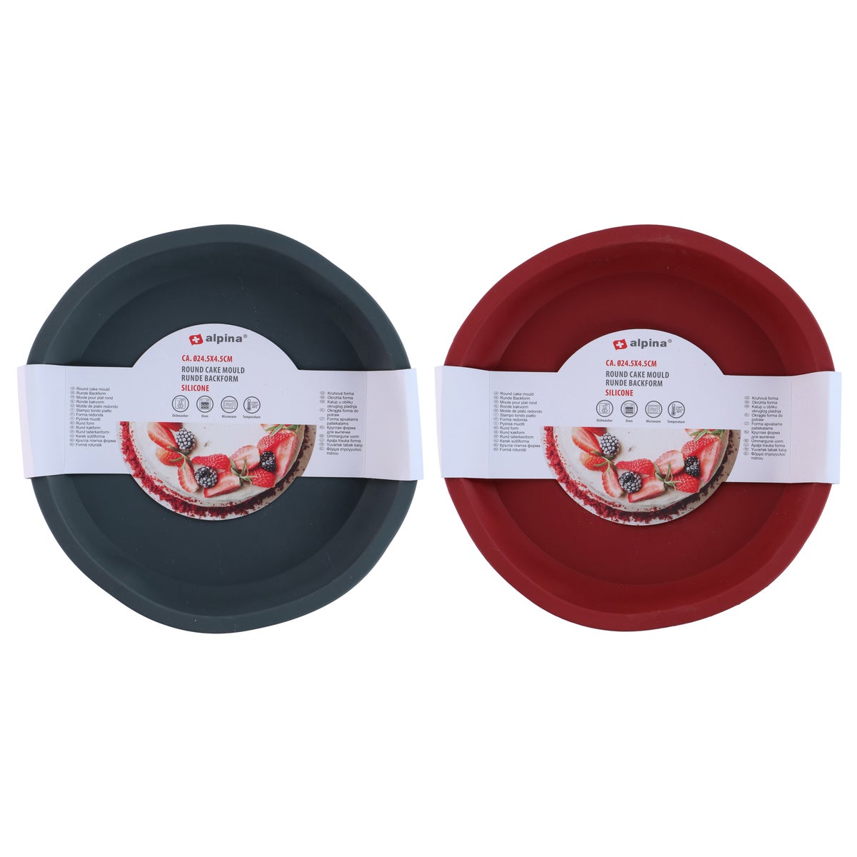 Bakvorm D24,5 cm assorti Alpina Bakvorm D24,5 cm assorti Alpina