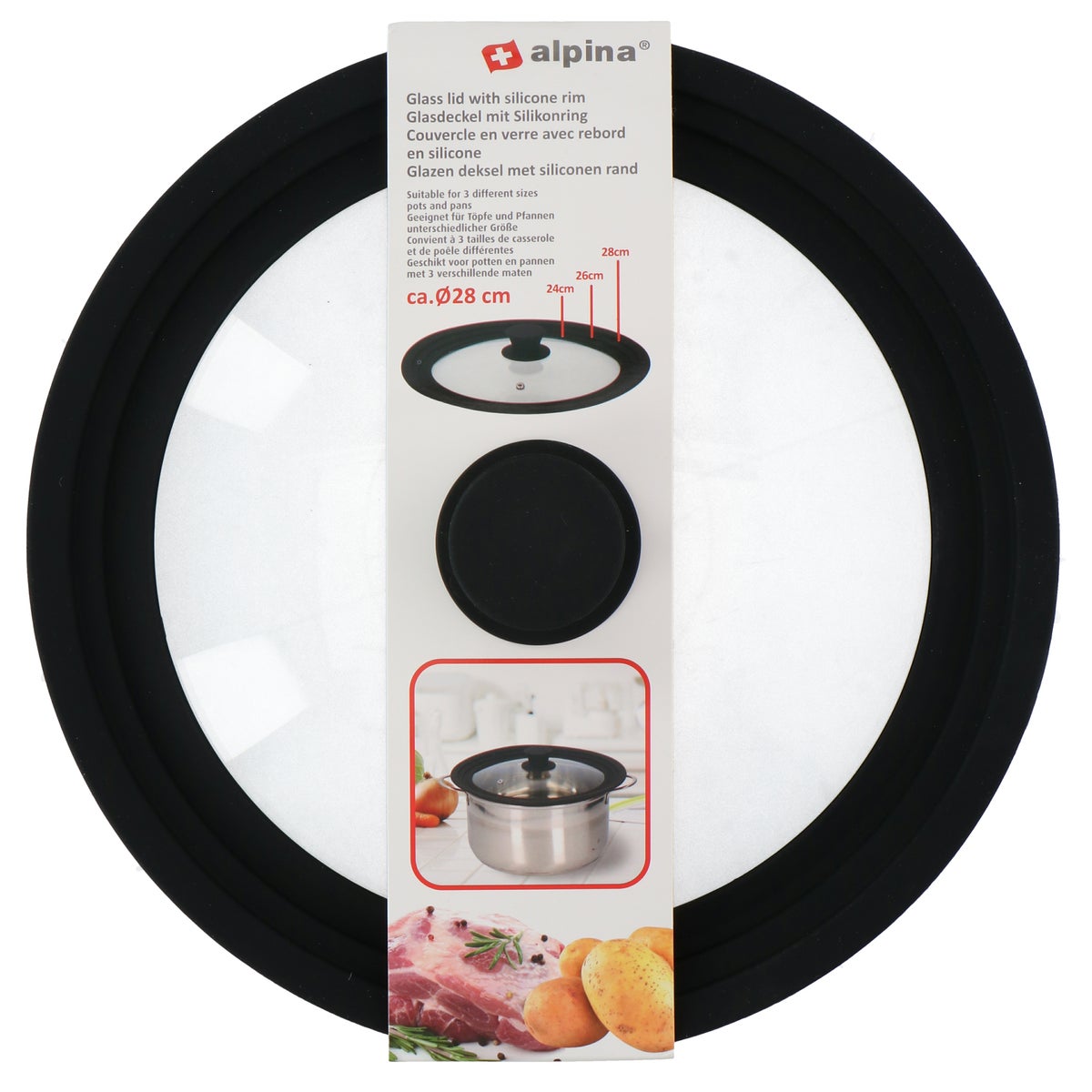 Deksel D28cm Alpina Deksel D28cm Alpina