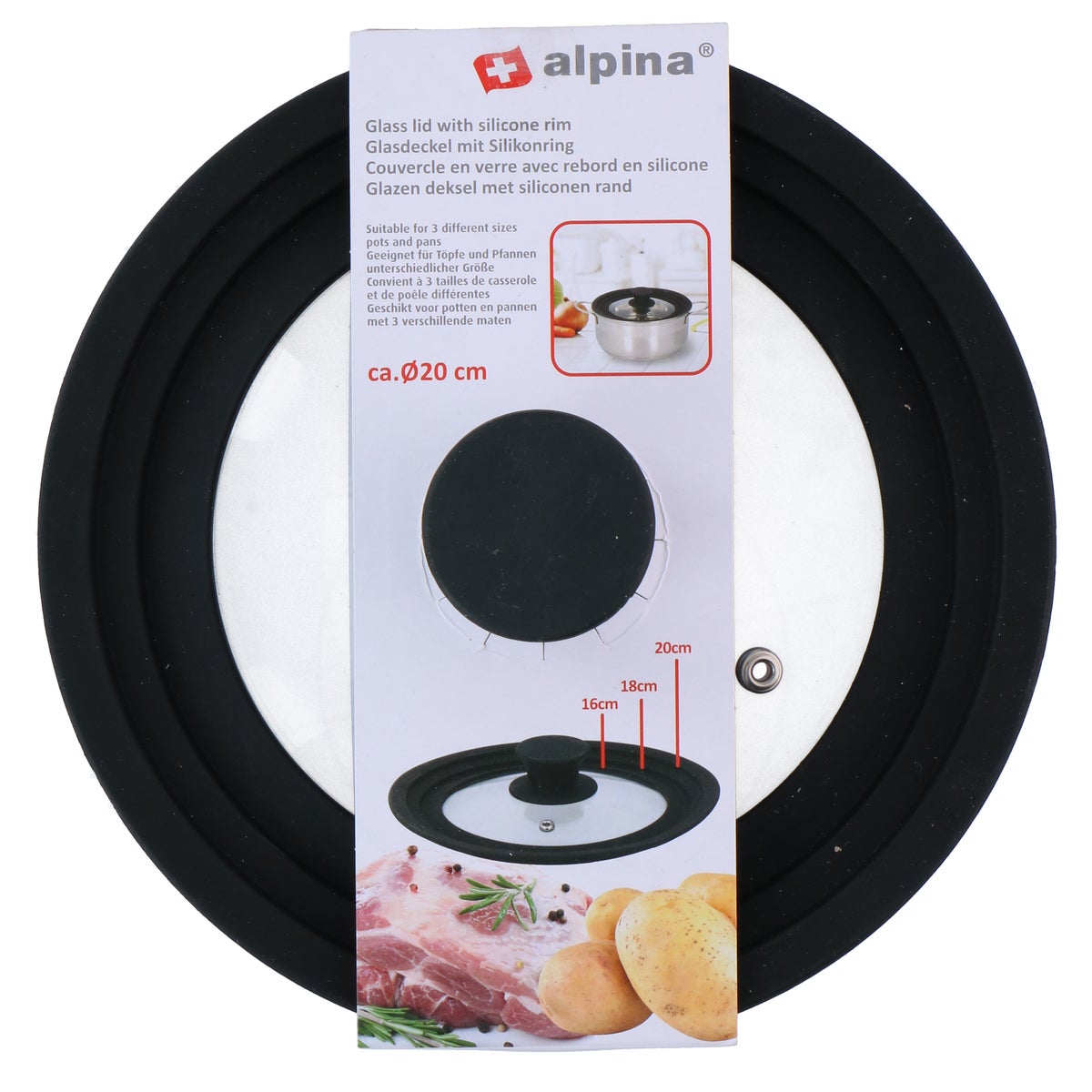 Deksel D20 cm Alpina Deksel D20 cm Alpina