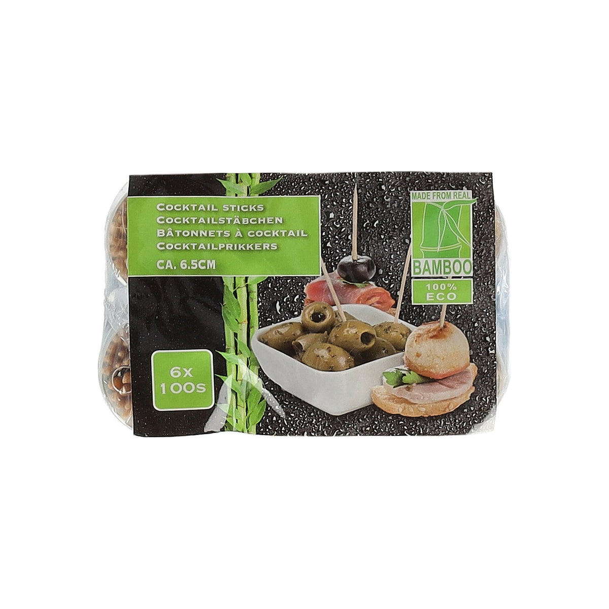 Cocktailprikkers bamboe Cocktailprikkers bamboe