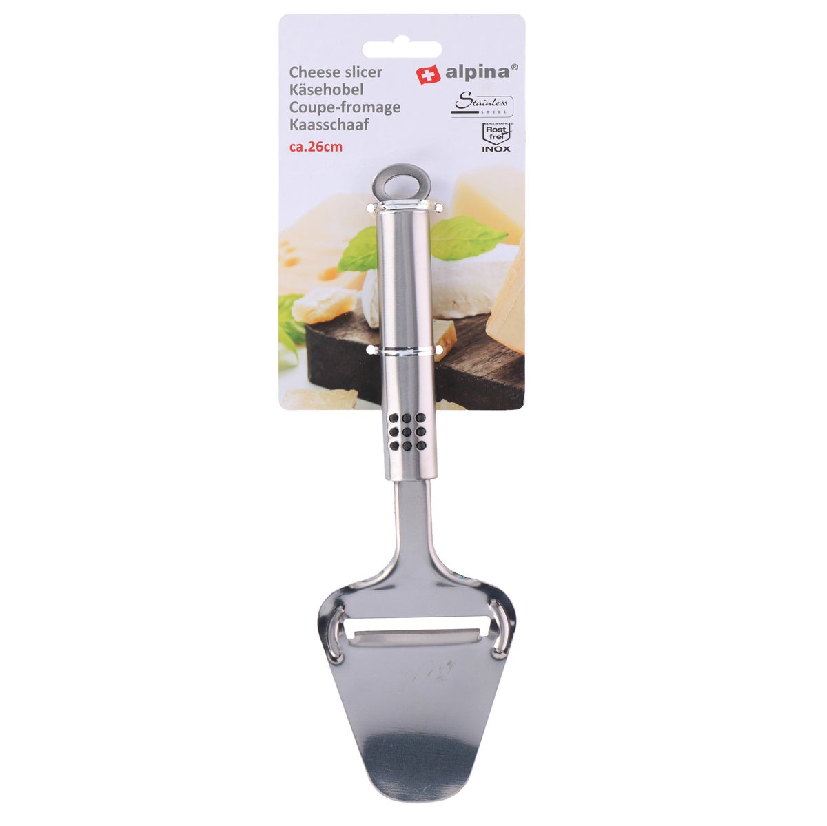 Kaasschaaf 26 cm Rvs Alpina Kaasschaaf 26 cm Rvs Alpina