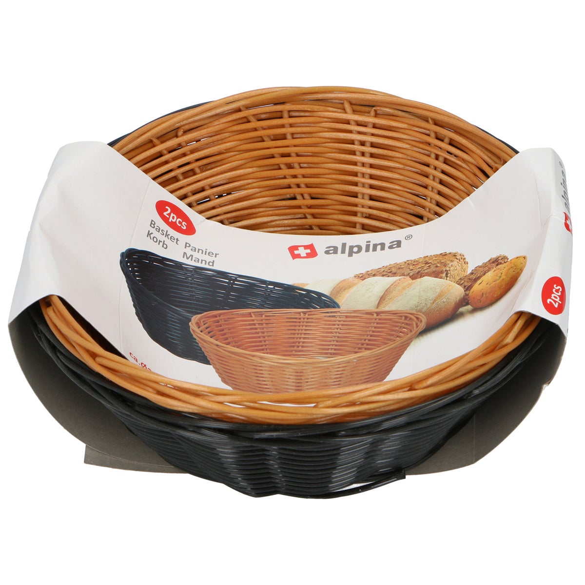Broodmand D20 cm 2 stuks Alpina Broodmand D20 cm 2 stuks Alpina