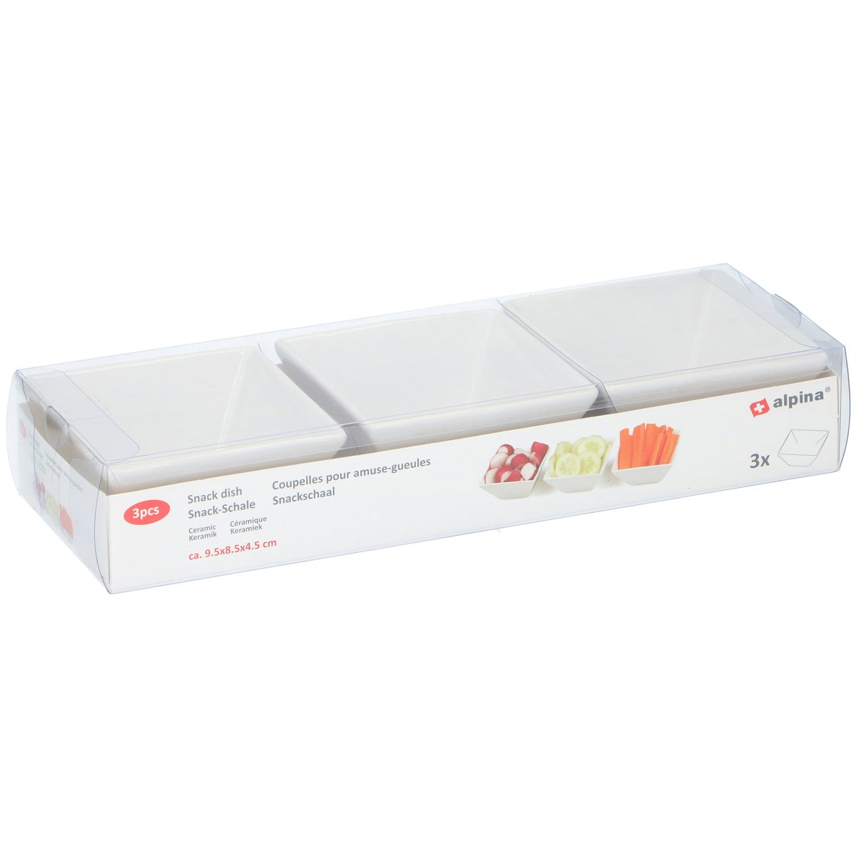 Serveerschaaltjes 3 stuks Serveerschaaltjes 3 stuks