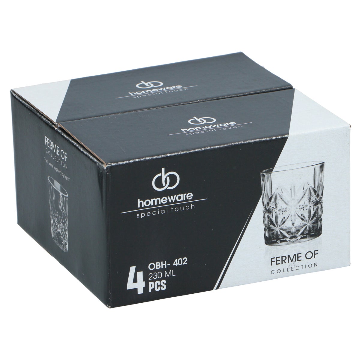 Drinkglas Vanwell 230 ml 4 stuks Drinkglas Vanwell 230 ml 4 stuks