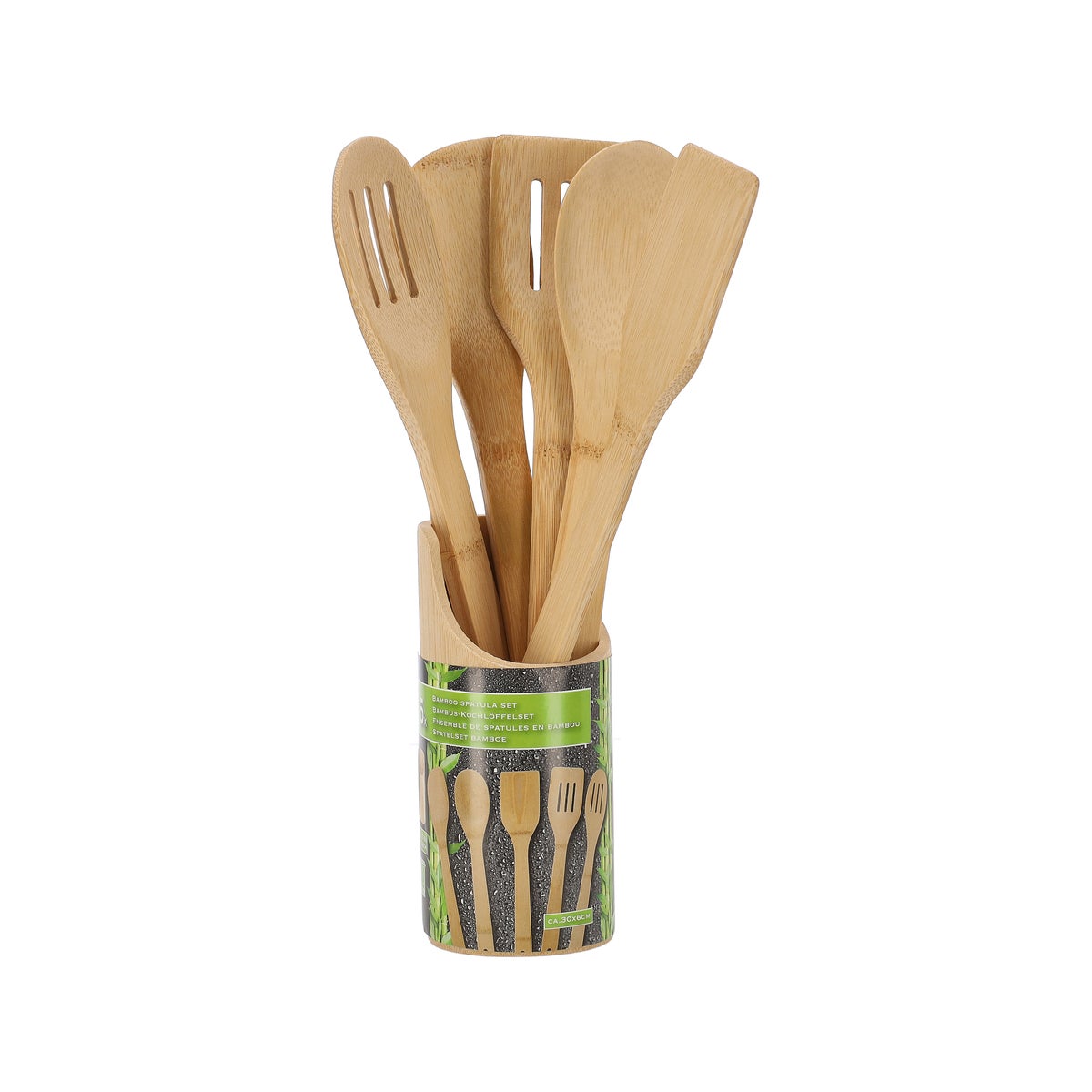 Spatelset hout 5 stuks Spatelset hout 5 stuks