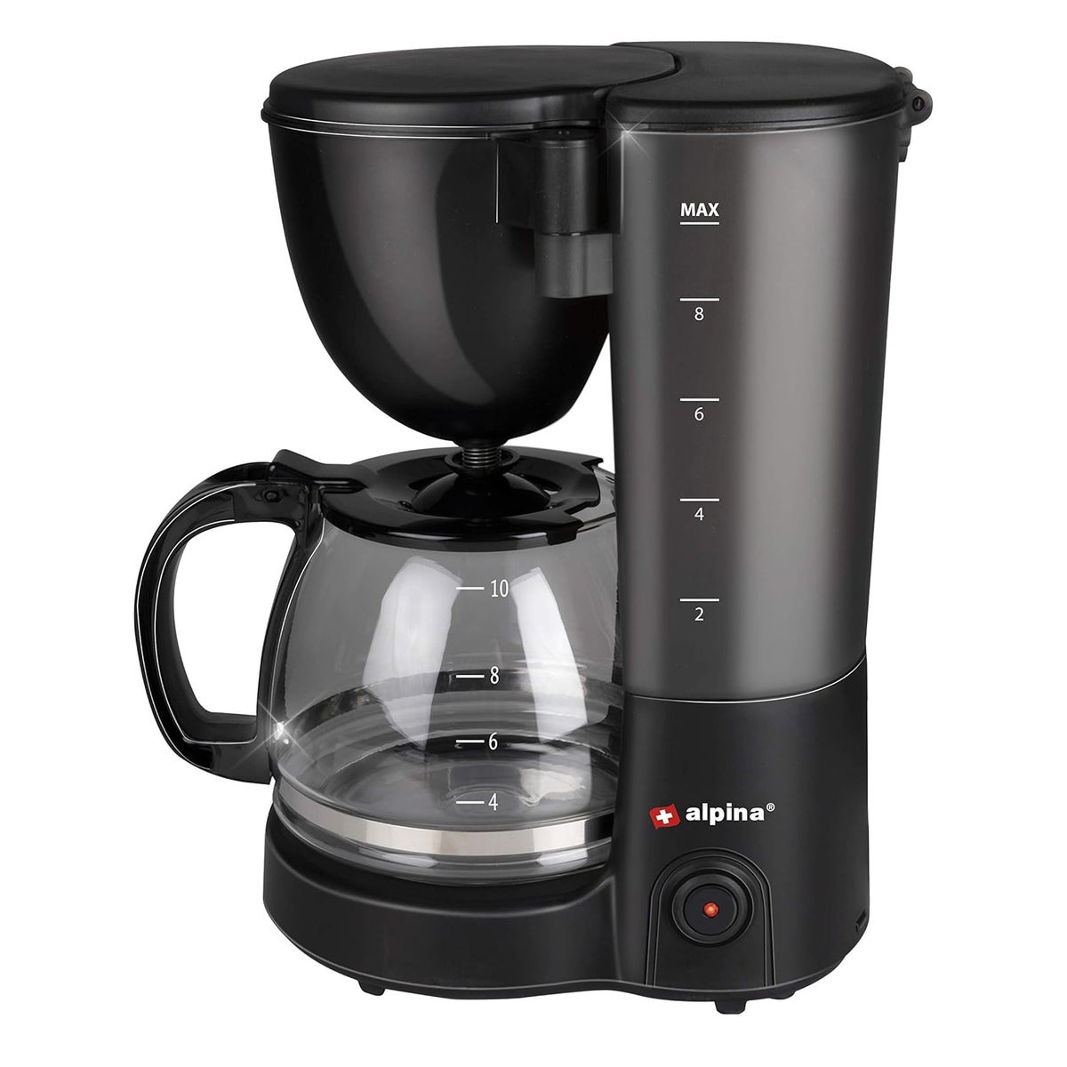 Koffiezetapparaat zwart 1,25L 750W Koffiezetapparaat zwart 1,25L 750W