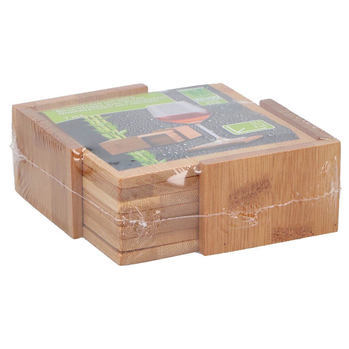 Onderzetter bamboe 7st Onderzetter bamboe 7st