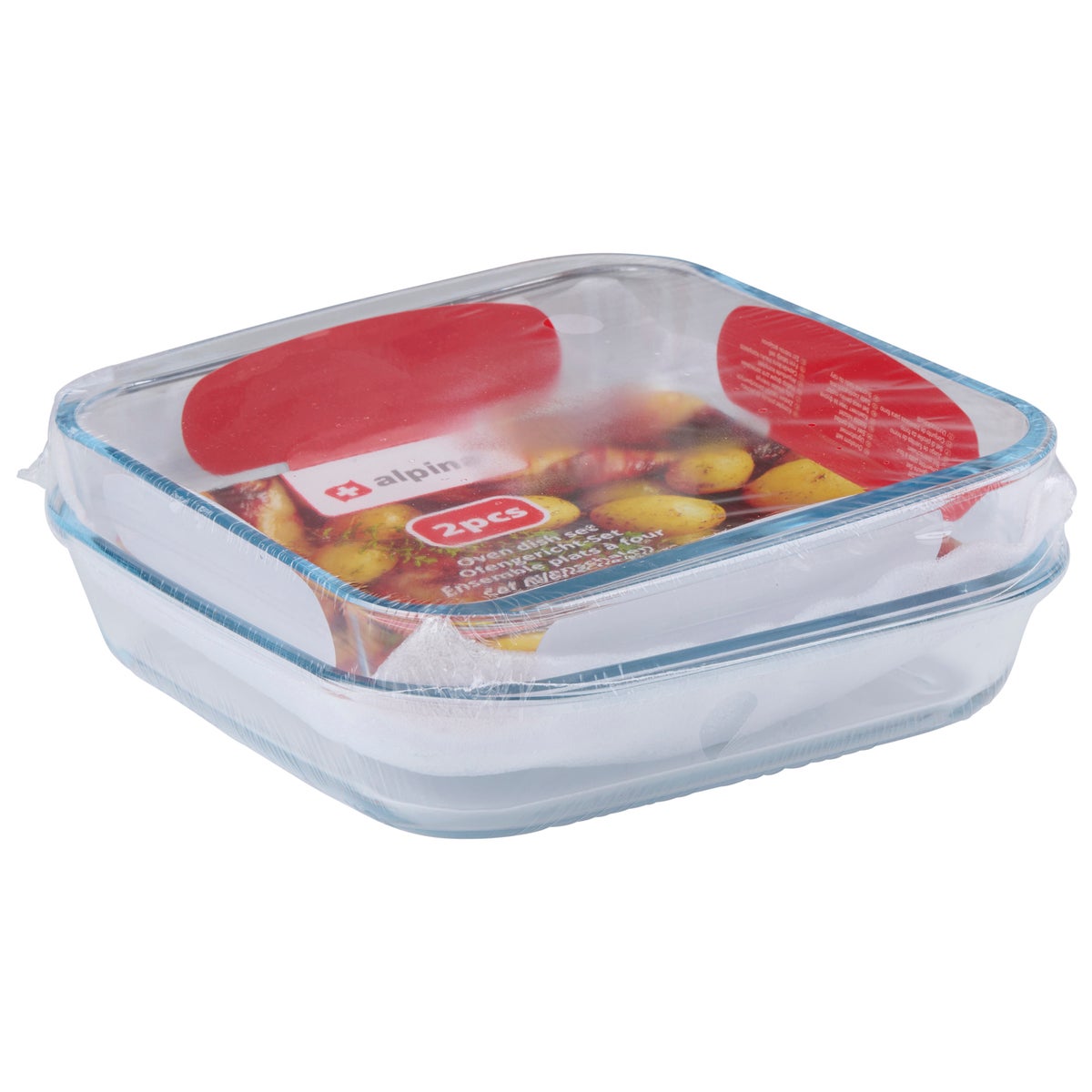 Ovenschaal vierkant 2 stuks Ovenschaal vierkant 2 stuks