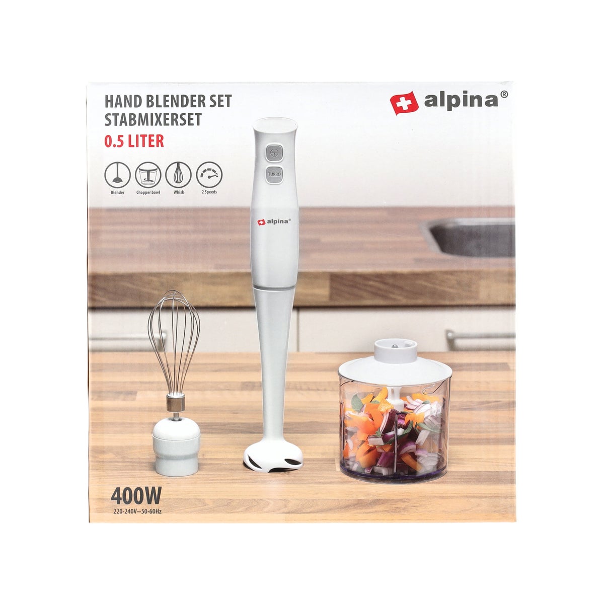 Staafmixerset 230V 400W Alpina Staafmixerset 230V 400W Alpina