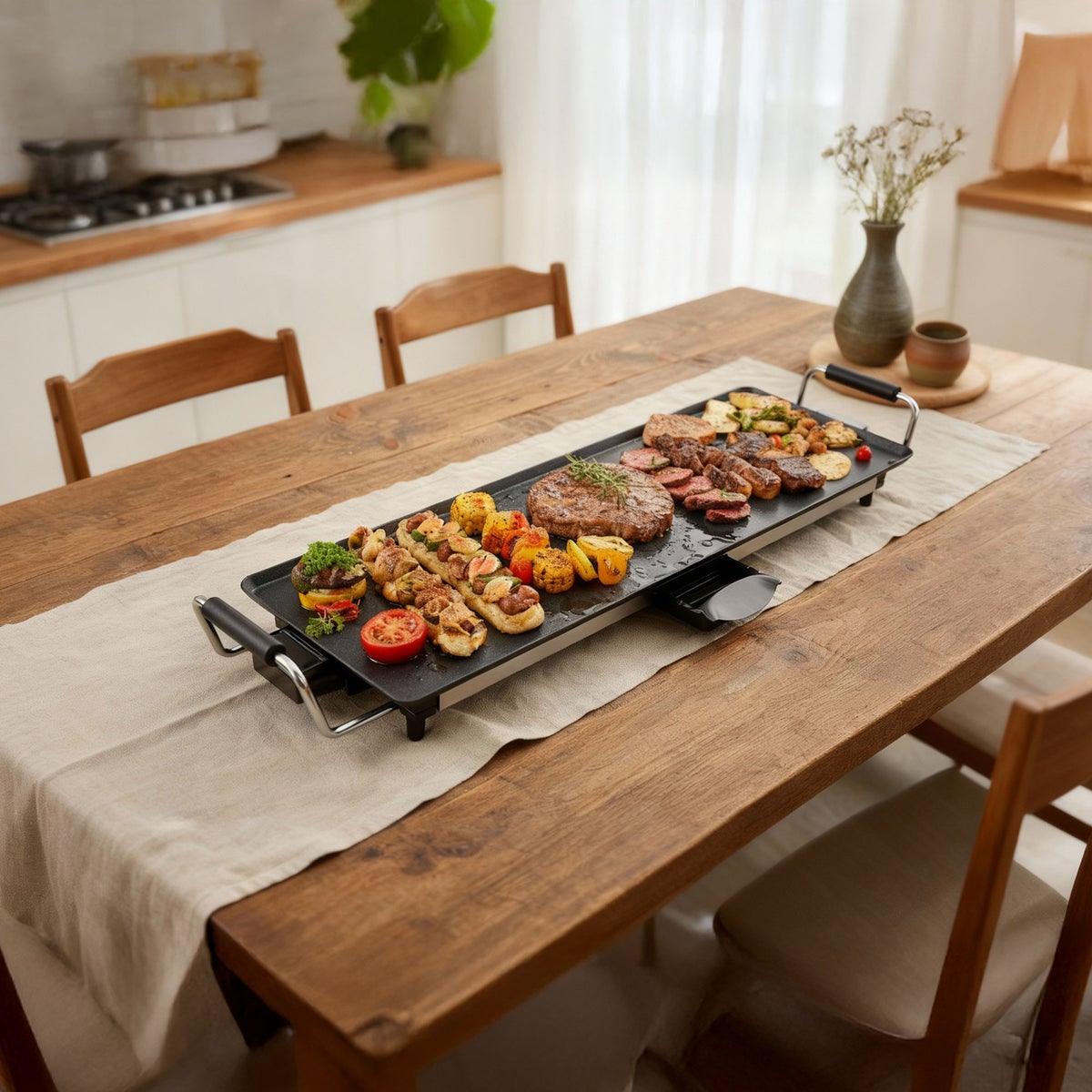 Grill Teppanyaki 70 x 23 cm 2000W Alpina Grill Teppanyaki 70 x 23 cm 2000W Alpina