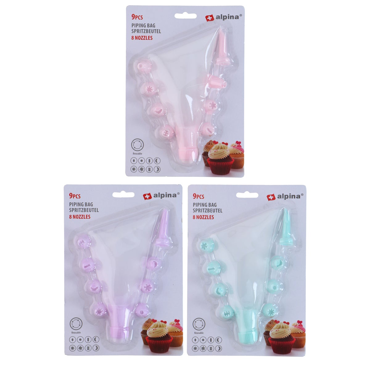 Spuitset 27cm 9-delig Alpina Spuitset 27cm 9-delig Alpina