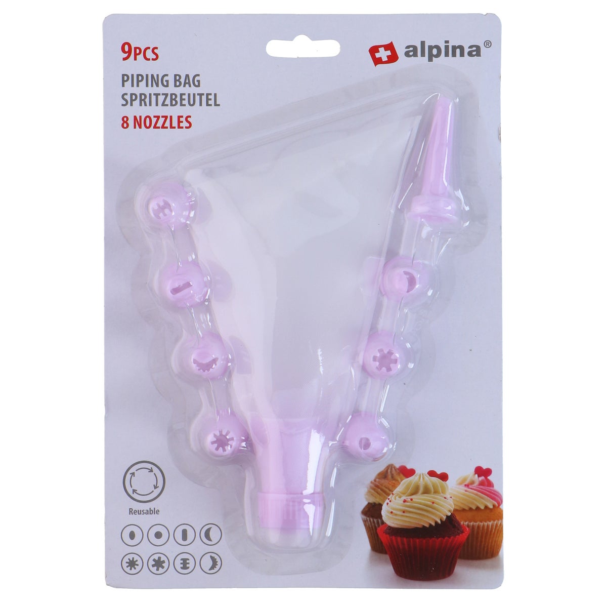 Spuitset 27 cm 9-delig Alpina Spuitset 27 cm 9-delig Alpina