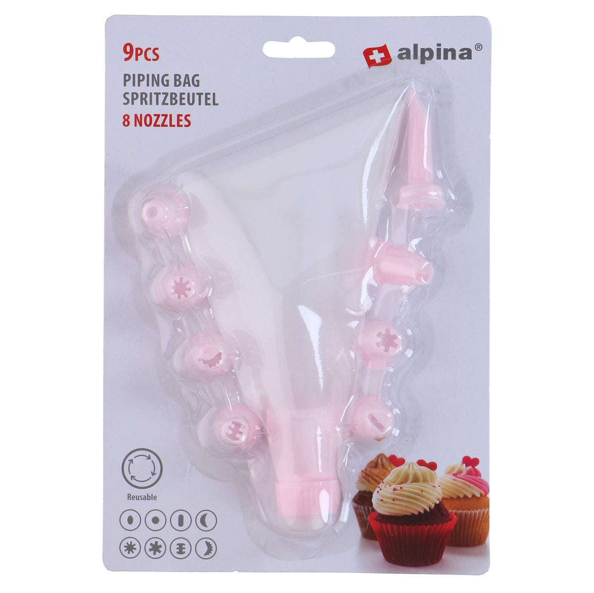 Spuitset 27 cm 9-delig Alpina Spuitset 27 cm 9-delig Alpina