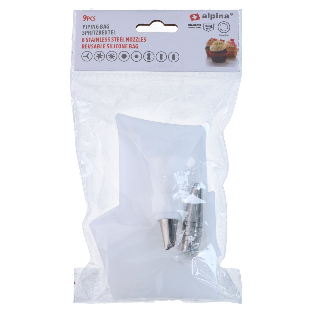 Spuitset 31 cm 9-delig Alpina Spuitset 31 cm 9-delig Alpina