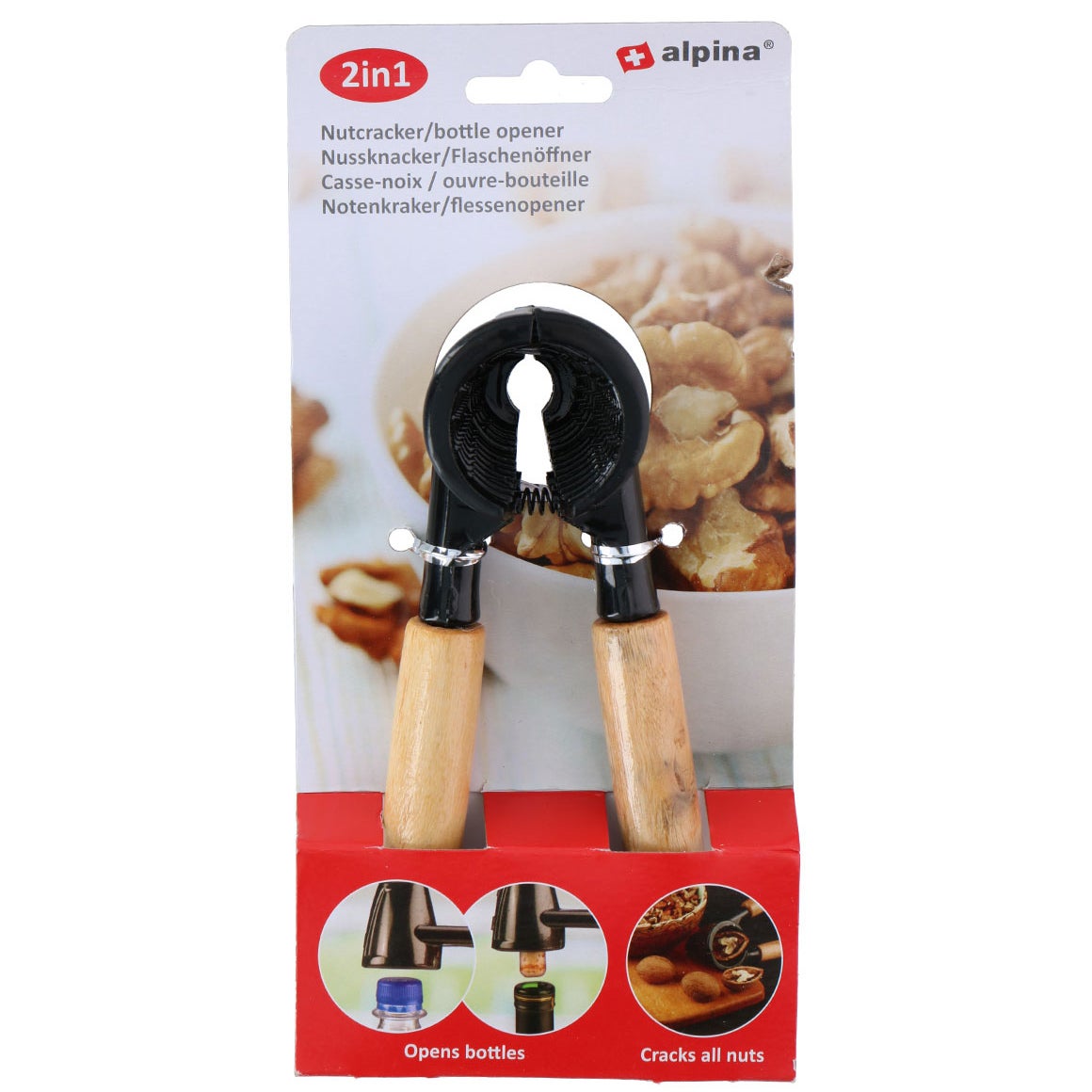 Notenkraker 2-in-1 Alpina Notenkraker 2-in-1 Alpina