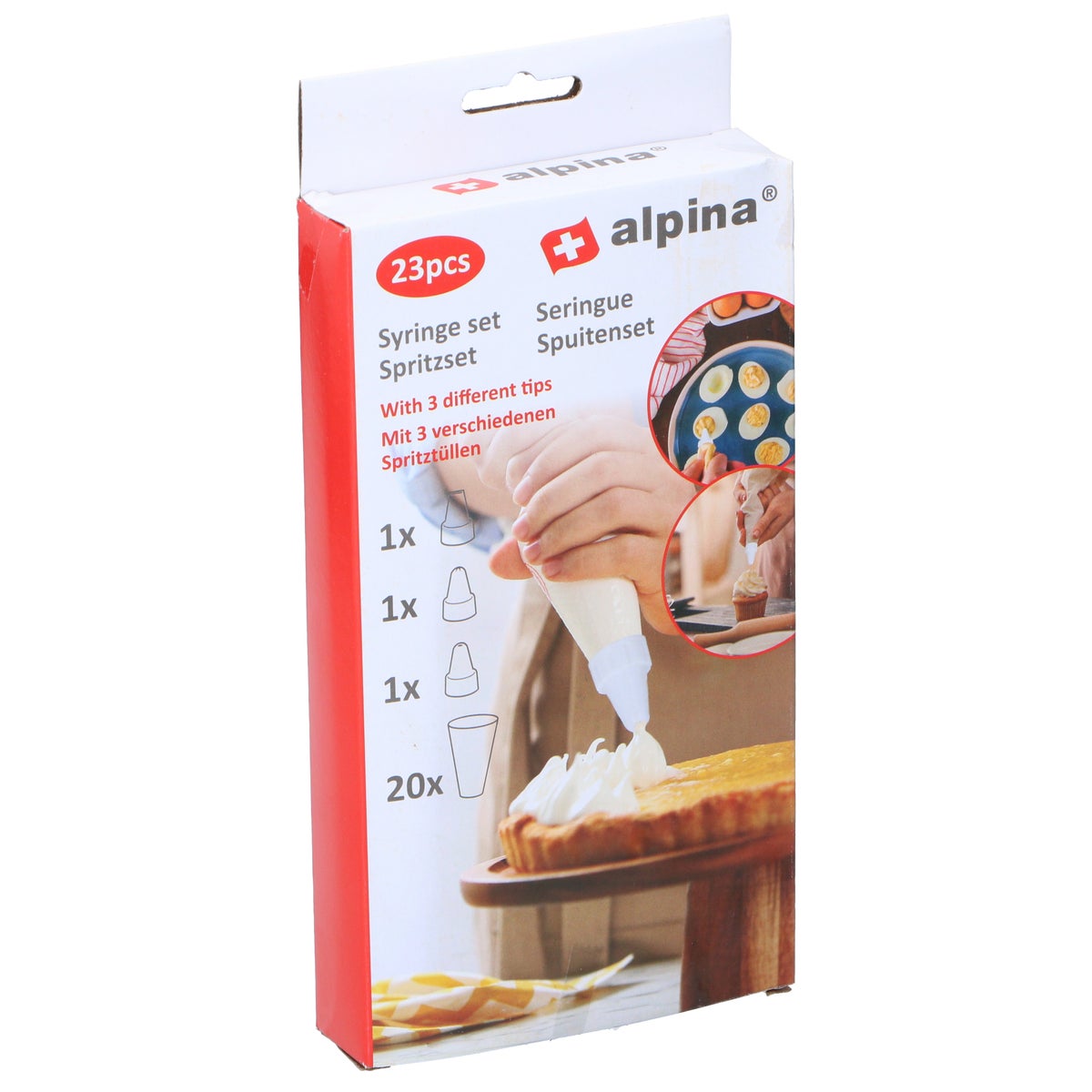 Slagroomspuit 23-delig Alpina Slagroomspuit 23-delig Alpina