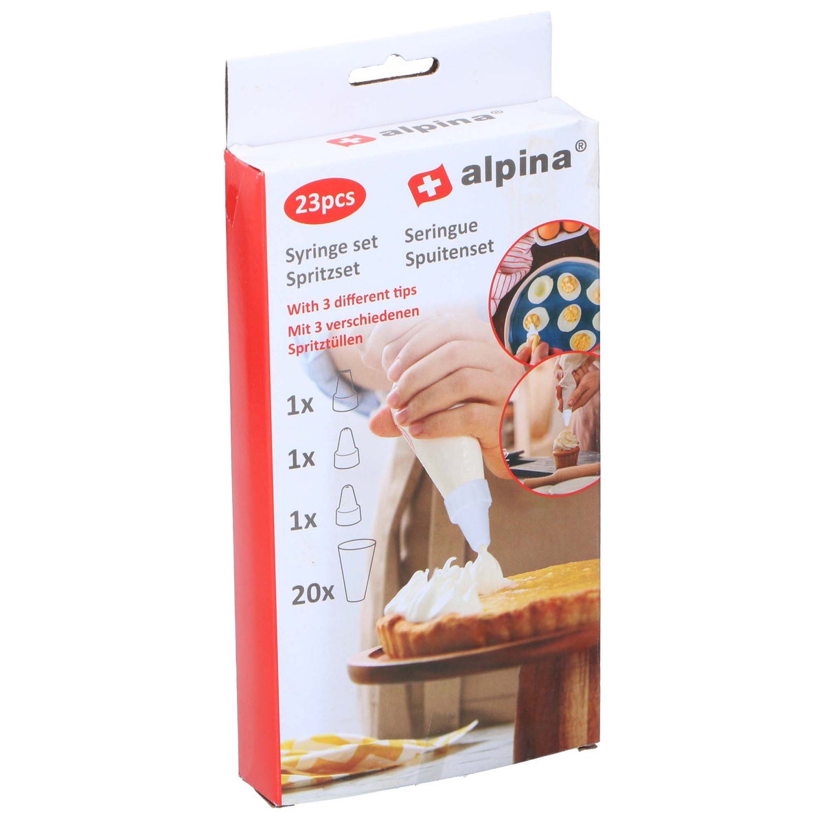 Slagroomspuit 23-delig Alpina Slagroomspuit 23-delig Alpina