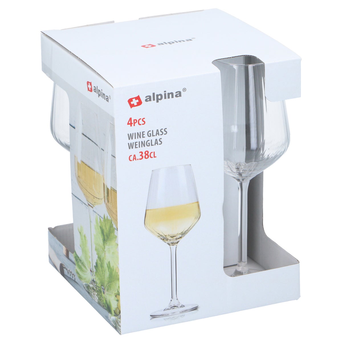 Wijnglas witte wijn 4 stuks Alpina Wijnglas witte wijn 4 stuks Alpina