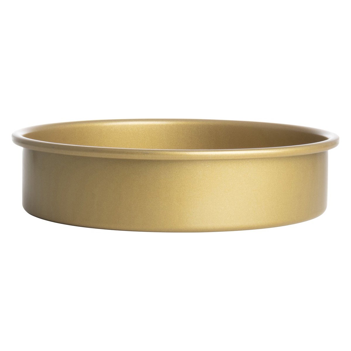 Bakvorm rond 22 x5 cm goud Bakvorm rond 22 x5 cm goud