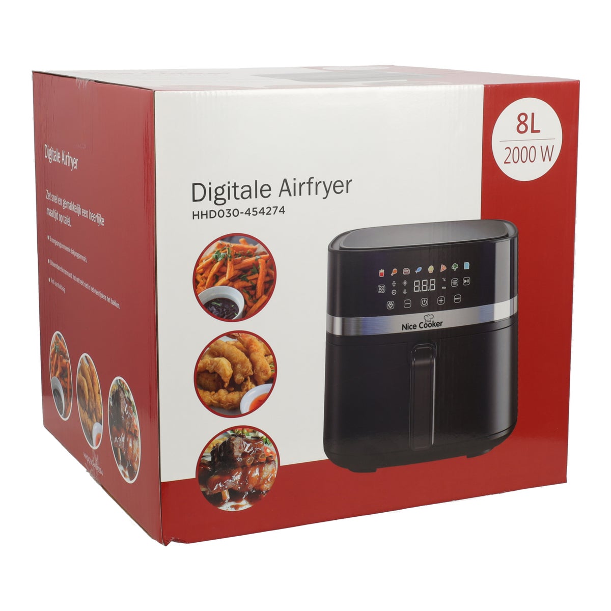 Airfyer AF80D 8L digitaal Airfyer AF80D 8L digitaal