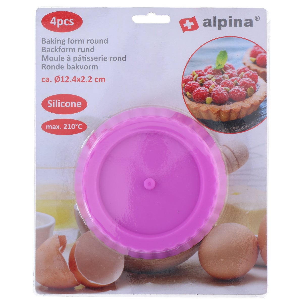 Bakvorm rond 4 stuks Bakvorm rond 4 stuks