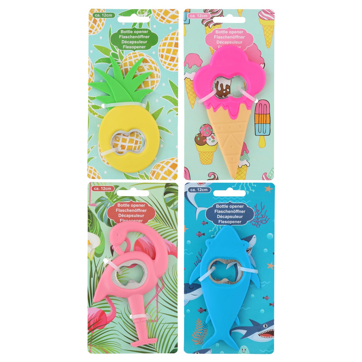 Flesopener 12 x 7,5 cm Flesopener 12 x 7,5 cm