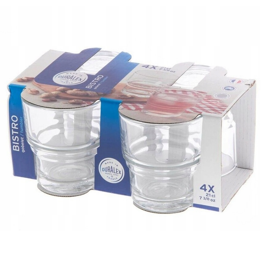 Drinkglazen 210 ml 4st. Bistro Drinkglazen 210 ml 4st. Bistro