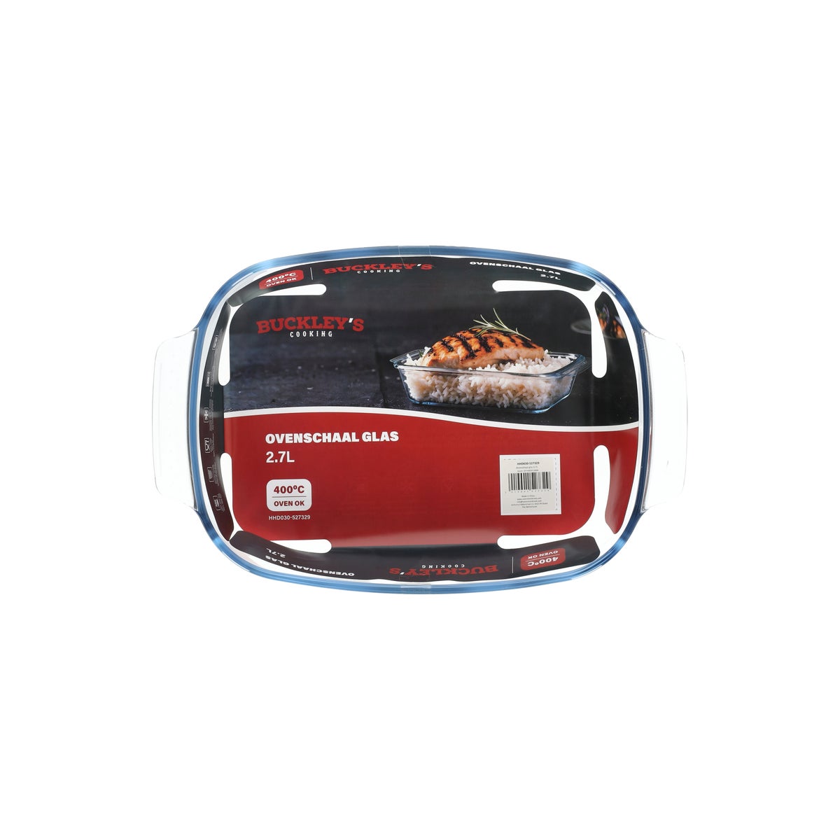 Ovenschaal glas 2,7L Ovenschaal glas 2,7L