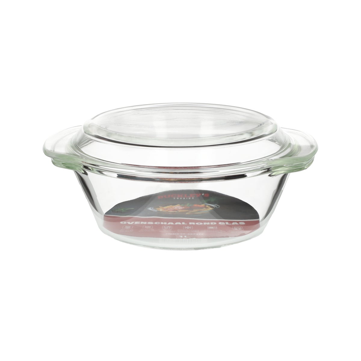 Ovenschaal rond glas 1000 ml Ovenschaal rond glas 1000 ml