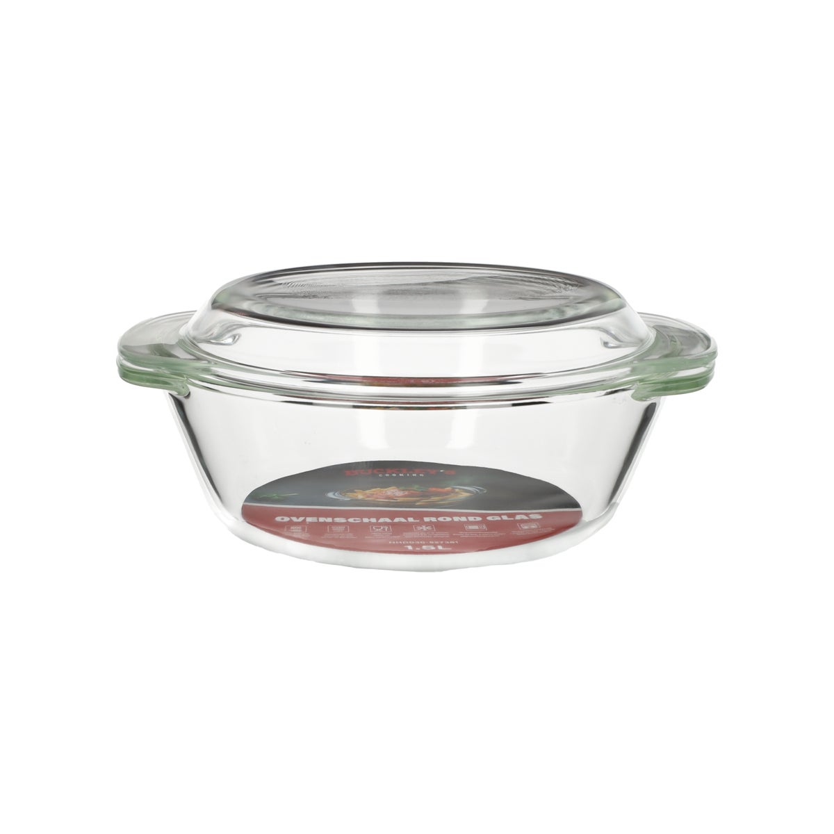 Ovenschaal rond glas 1500 ml Ovenschaal rond glas 1500 ml