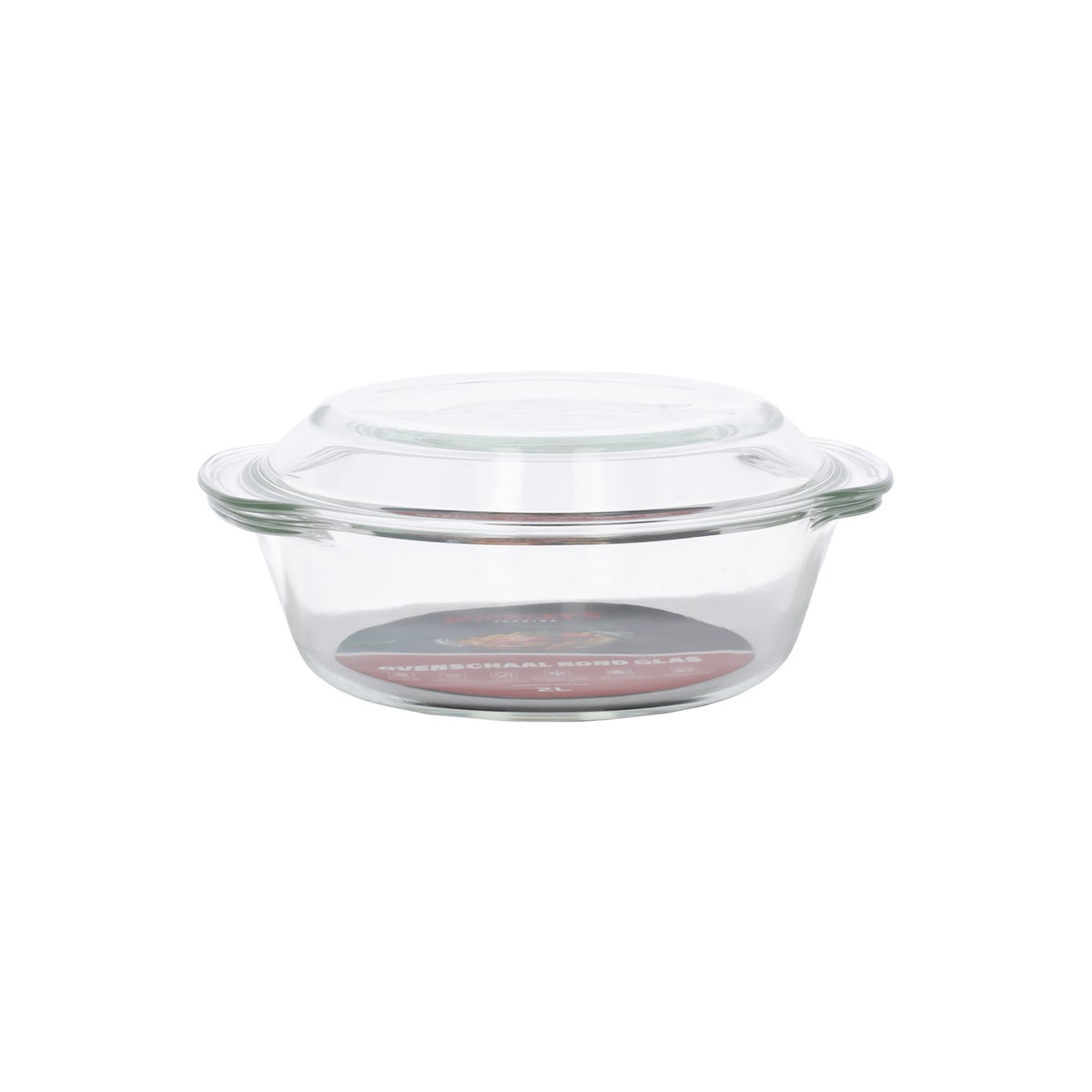 Ovenschaal rond glas 2000 ml Ovenschaal rond glas 2000 ml