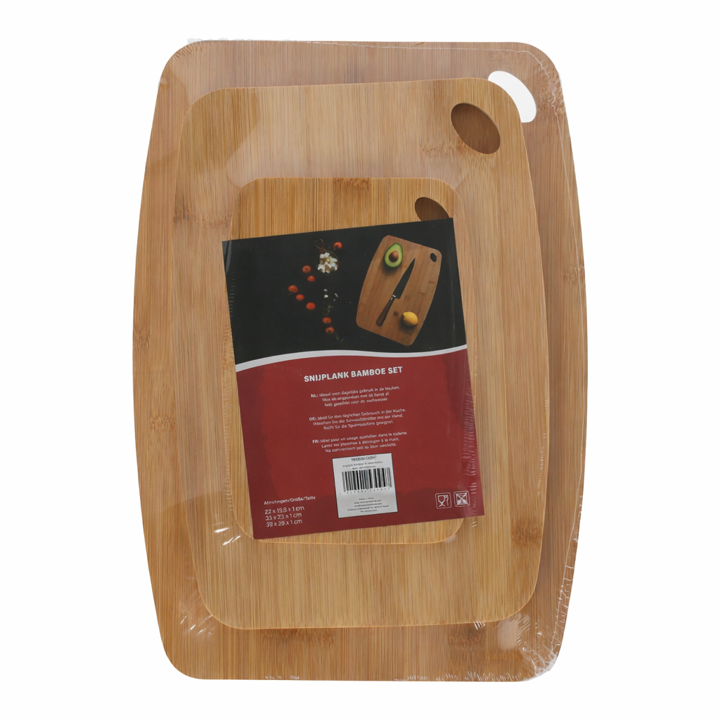 Snijplank bamboe 3st. Snijplank bamboe 3st.