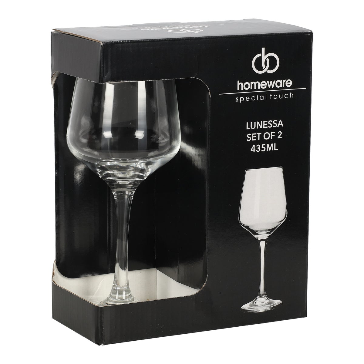 Wijnglas 435 ml 2 stuks Homeware Wijnglas 435 ml 2 stuks Homeware