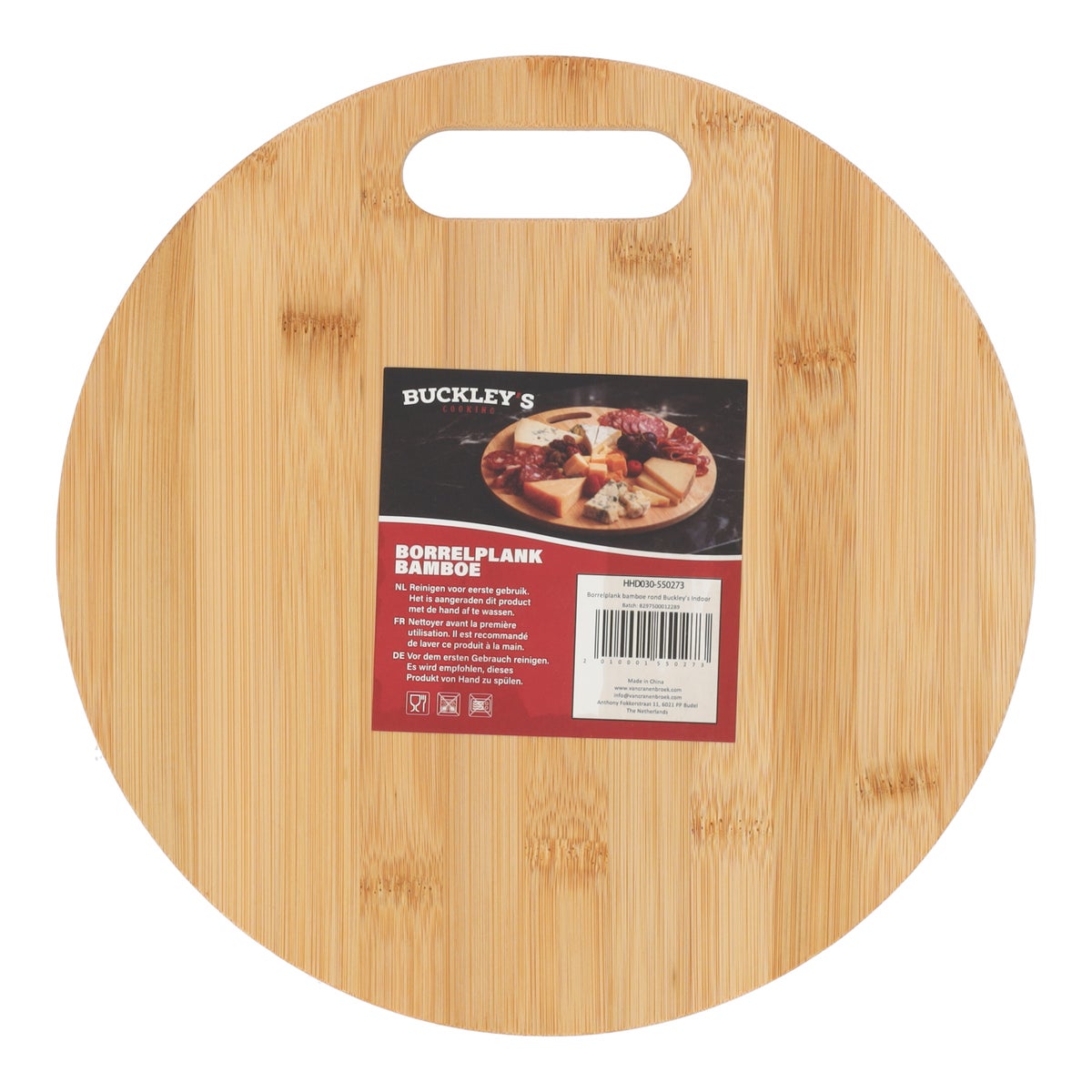 Borrelplank bamboe rond Buckley's Indoor Borrelplank bamboe rond Buckley's Indoor