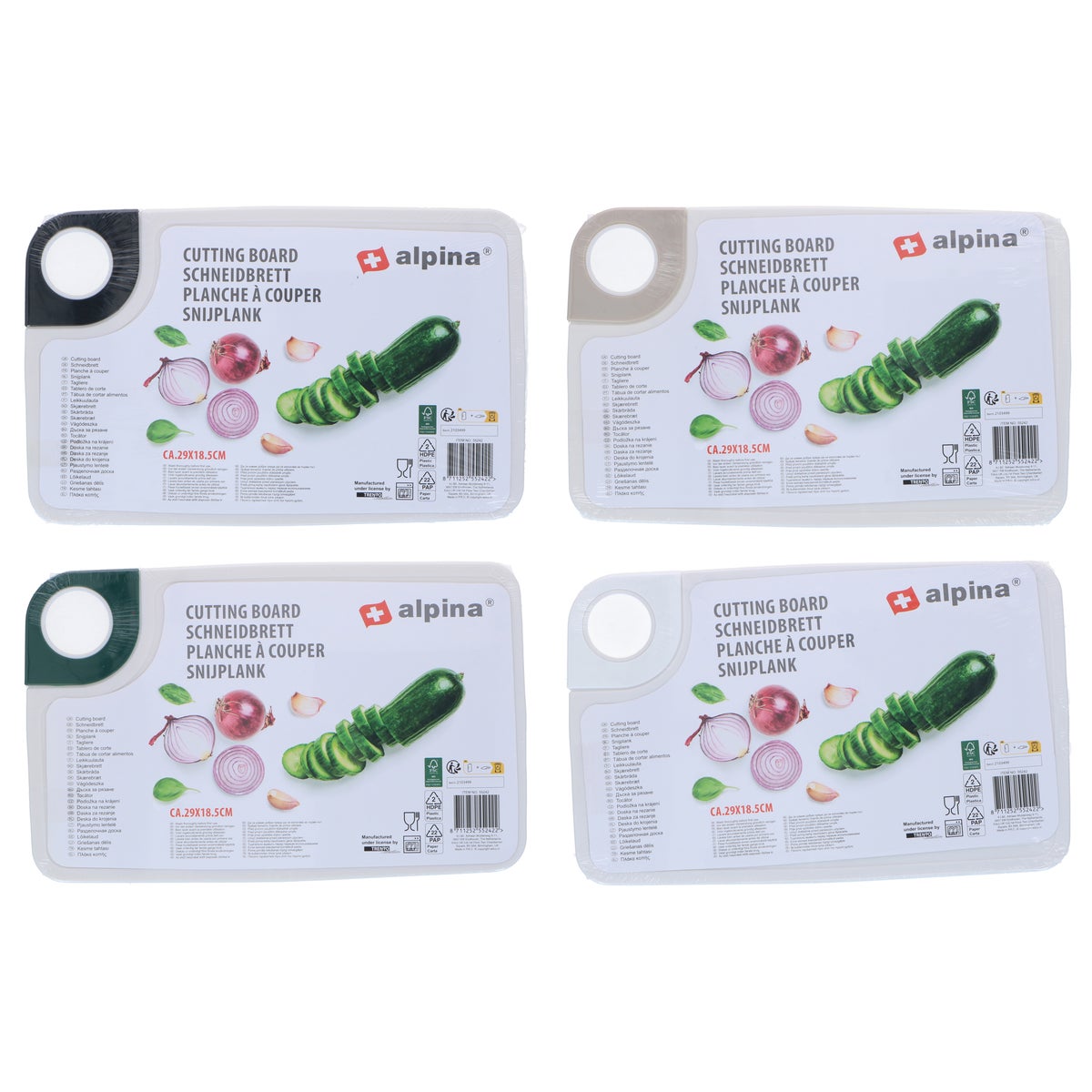 Snijplank M 28,8 x 18,5 x 0,5 cm Alpina Snijplank M 28,8 x 18,5 x 0,5 cm Alpina