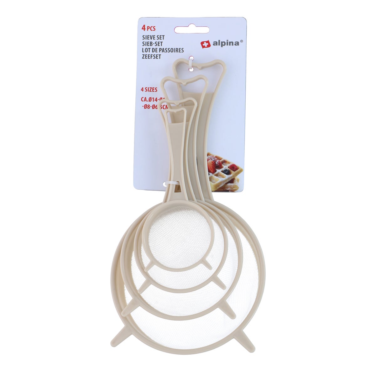 Zeefset 4-delig Alpina Zeefset 4-delig Alpina