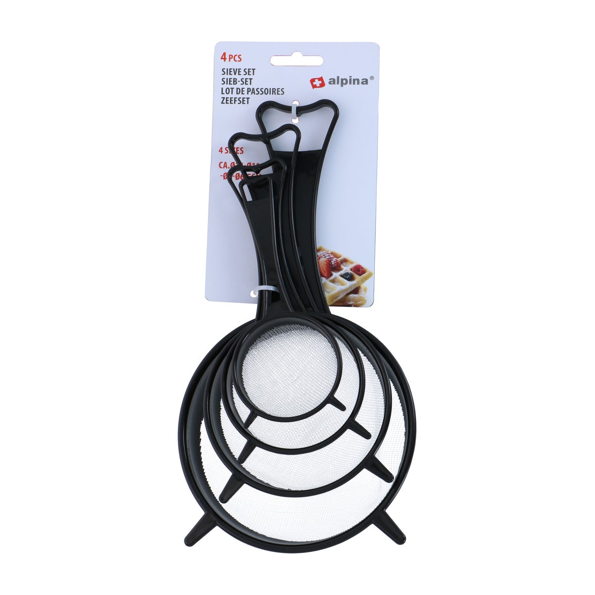 Zeefset 4-delig Alpina Zeefset 4-delig Alpina