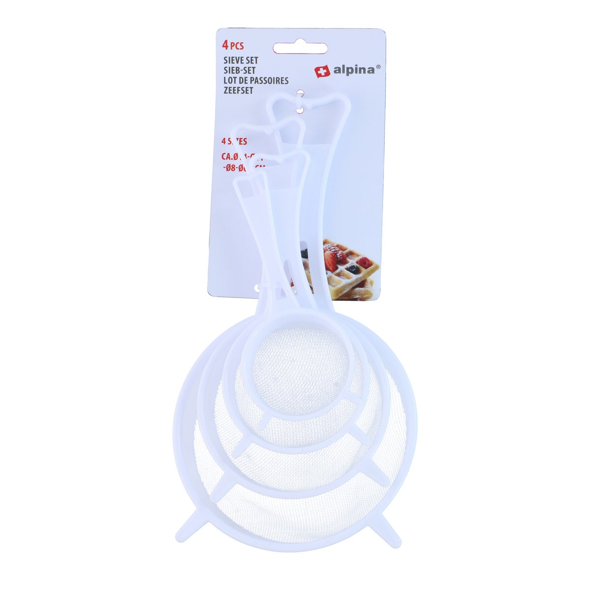 Zeefset 4-delig Alpina Zeefset 4-delig Alpina