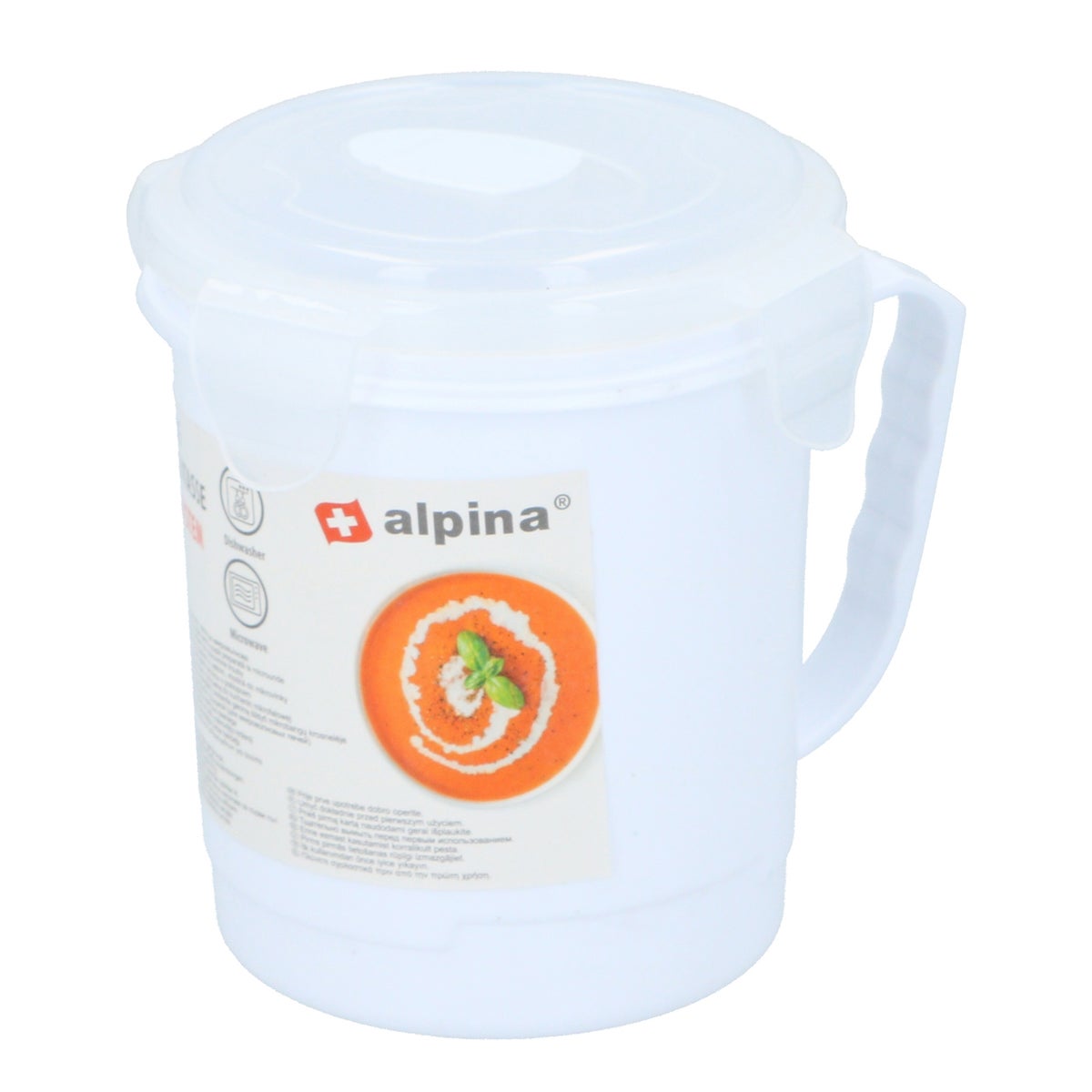 Soepbeker 600ml assorti Alpina Soepbeker 600ml assorti Alpina