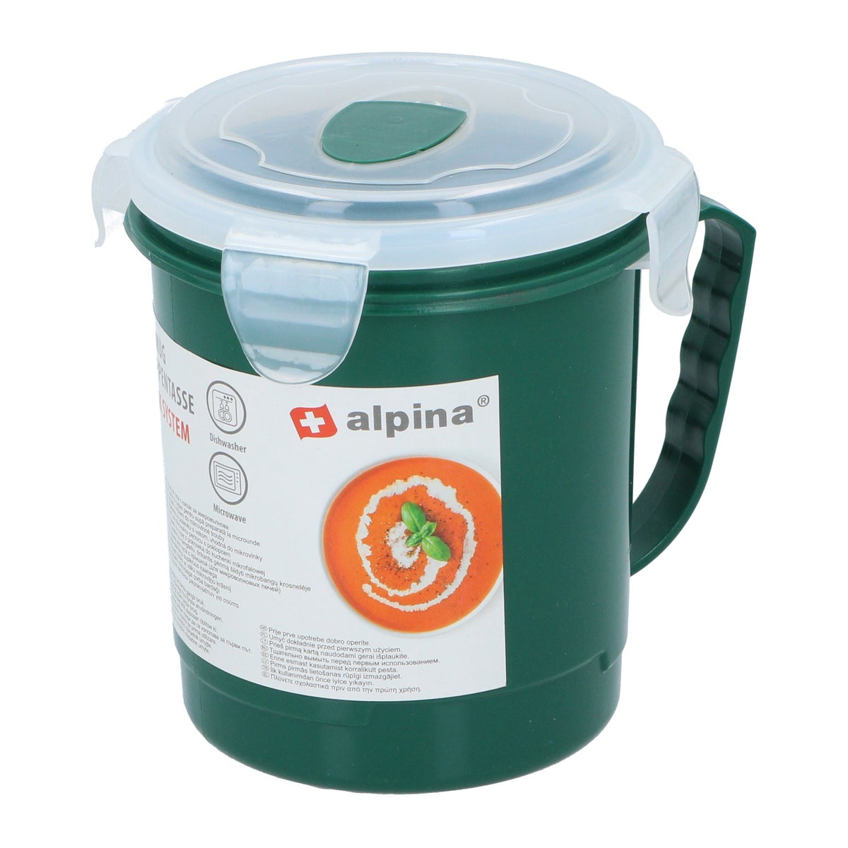 Soepbeker 600ml assorti Alpina Soepbeker 600ml assorti Alpina